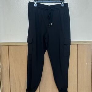 Rachel Zoe Black Jogger Pants Large